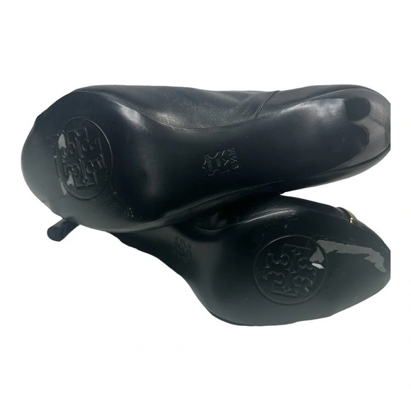 Tory Burch Black Pacey Cap-Toe Ankle Bootie. Sz: 9.5 - Picture 9 of 13